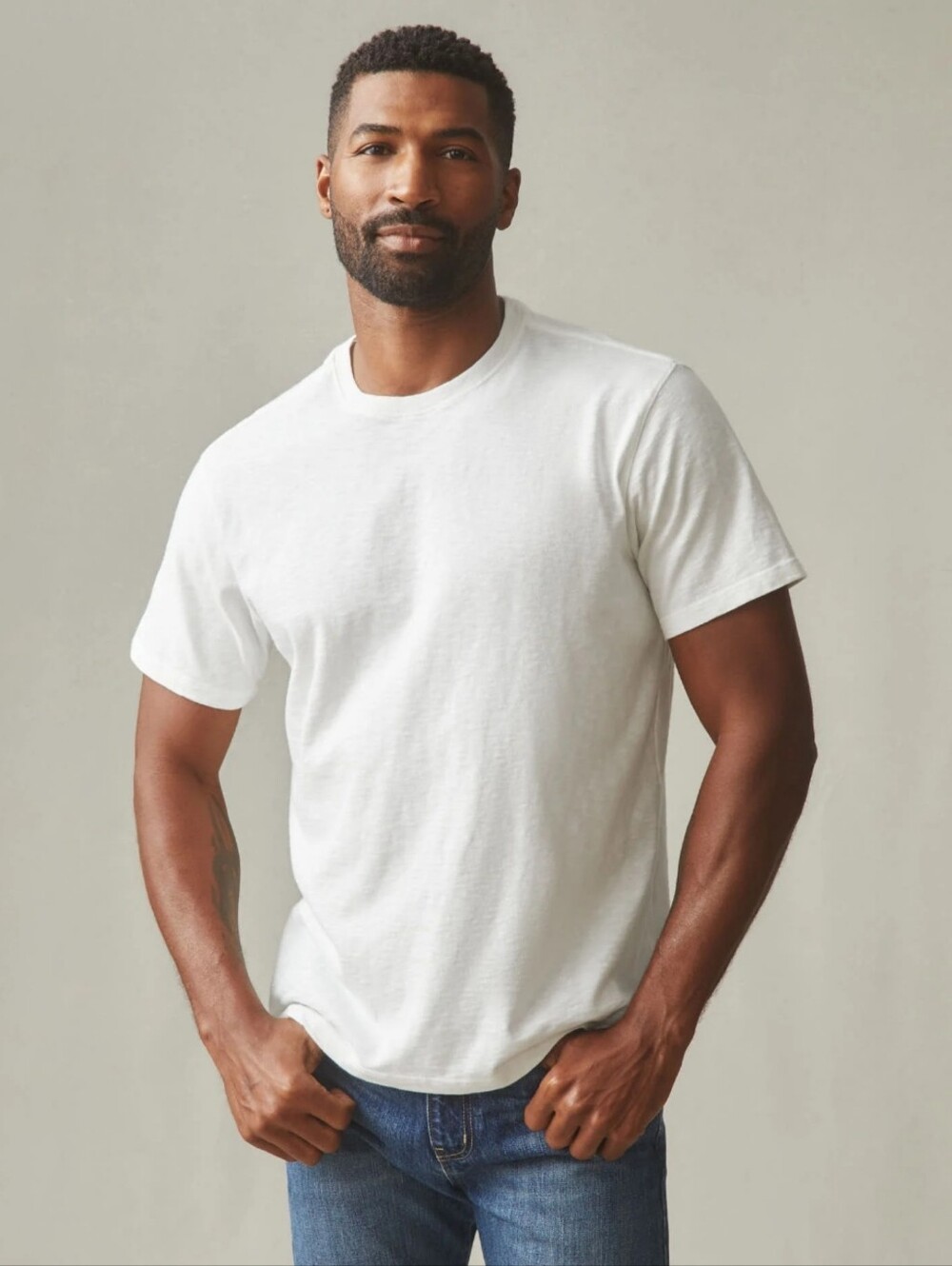 NWOT American Giant Men's Premium Slub crewneck Tee Size M